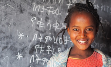 Yemisrach Alemu, 7, is a first grade student at Bobicho Elementary and High School in Hossaena, Ethiopia. 