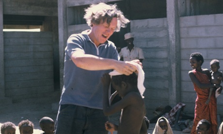 Dr Tim Lusty in the field in southern Ethiopia  in 1975.