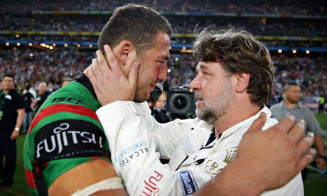 Russell Crowe and Sam Burgess