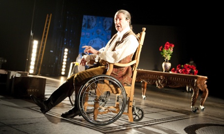 Alan Howard as Sir Peter Teazle  in The School For Scandal at the Barbican theatre, London in 2011.