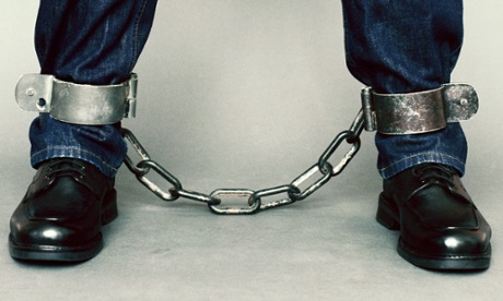 man shackles