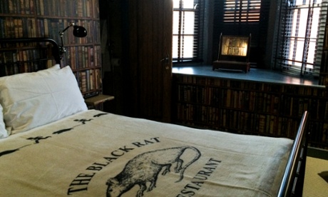 One of the individualised rooms a the Black Hole B&B, Winchester