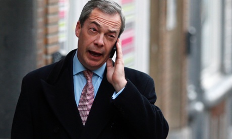 Nigel Farage mocked Ed Miliband as someone you could not imagine ​going into a working men’s club in the north and ordering a drink.