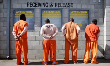 Prisoners at the Deuel Vocational Institution in Tracy, California.