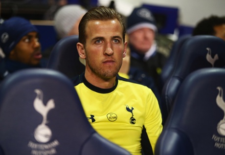 A restful looking Harry Kane.