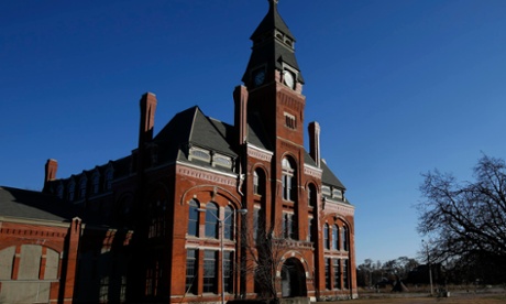 The Pullman Clock Tower and Administration Building is seen in the historic Pullman neighborhood in Chicago.