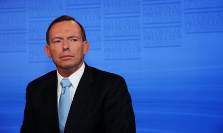 Tony Abbott under pressure.