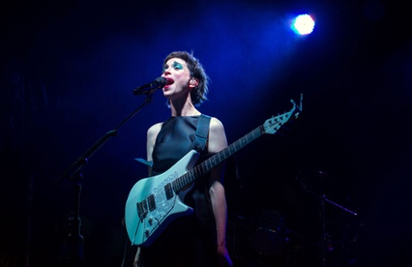 St Vincent at Laneways festival, Sydney.