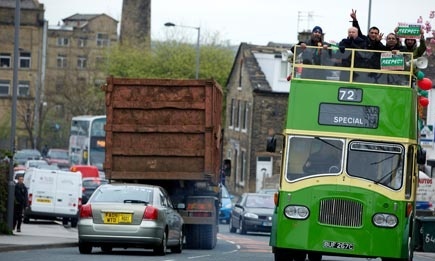 George Galloway's Respect party battle bus