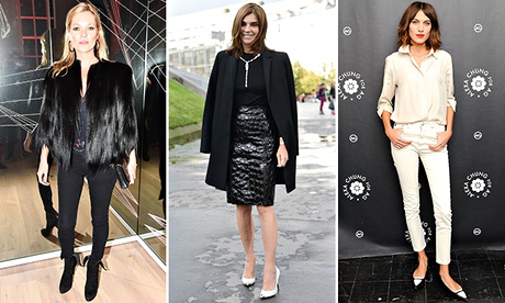 Kate Moss, Carine Roitfeld and Alexa Chung.