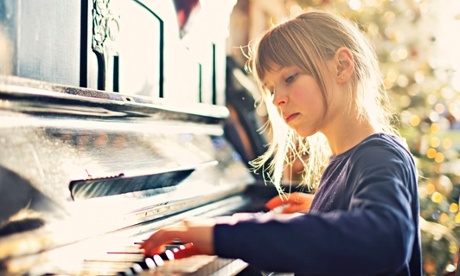 Tim Lott girl playing piano