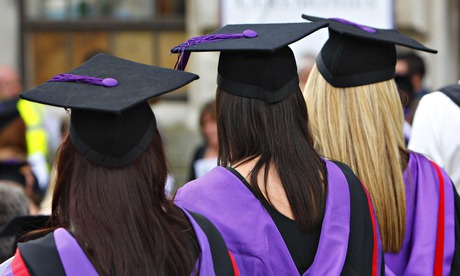 Students in mortar boards