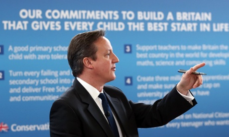 Prime minister David Cameron.