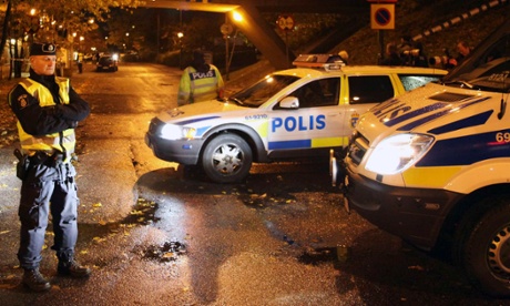 Sweden police woman three daughters captive