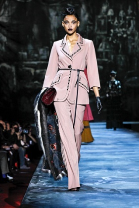 Aya Jones on the Marc Jacobs catwalk