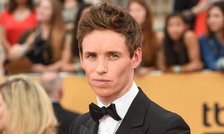 Eddie Redmayne, nominated for best actor in The Theory of Everything