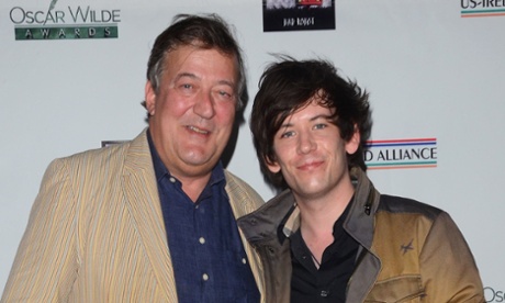 Stephen Fry and husband Elliott Spencer