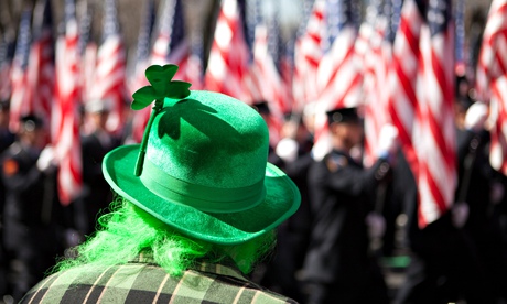 St Patrick's day parade, New York