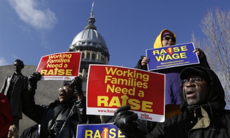 Minimum wage protests