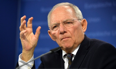 German finance minister Wolfgang Schäuble