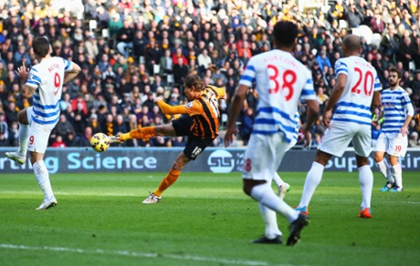 Nikica Jelavic scores the first.