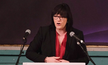 Louise Bours MEP speaks to a Ukip conference on 7 February in Hartlepool.