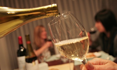 wine with friends