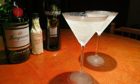 'The Gospel' rhubarb martini