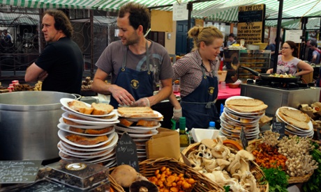 Broadway street market vendors.