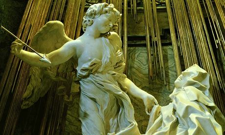 Bernini's Ecstasy of Saint Teresa by Gian Lorenzo Bernini (1598 - 1680). Photograph: Art Archive