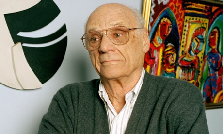 Arthur Miller at home in New York.