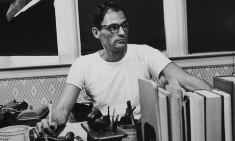 Arthur Miller at his desk in the mid-1950s.