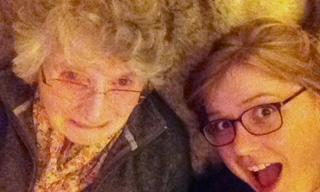 Picture of the author and her grandma