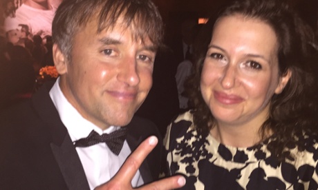 Hadley Freeman's selfie with Richard Linklater