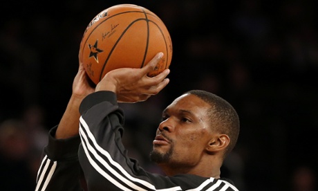 The Miami Heat's Chris Bosh will be out for the remainder of the season after being diagnosed with a pulmonary embolism.