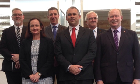 Adam Giles and Robyn Lambley