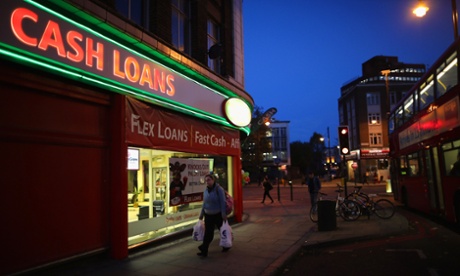 A payday loan shop in Brixton, south London