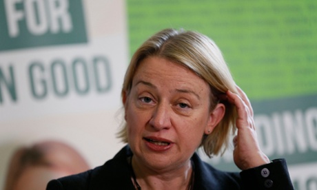 Britain's Green Party leader Natalie Bennett speaks during the party's general election campaign launch in central London February 24, 2015.