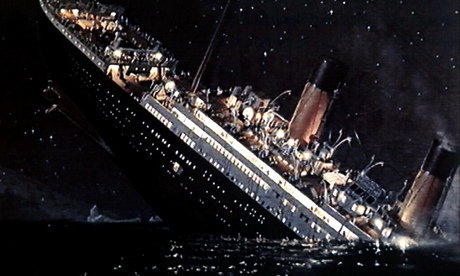 'Women and children first!': the Titanic sinks in the 1997 film of the same name. Photograph: Allsta