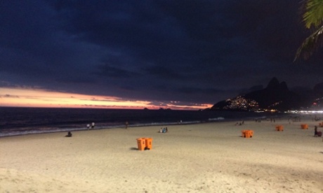 Sunset at Ipanema, Brazil
