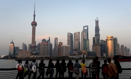 Shanghai's Pudong financial district. China is the world's second biggest economy.