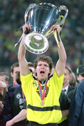 Andreas Möller with the 1997 European Cup