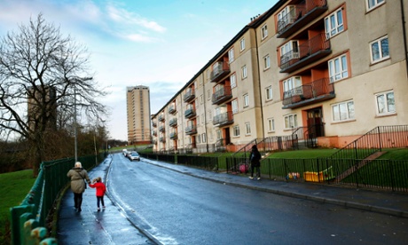 Cranhill built in the early 1950s on the outskirts of Glasgow