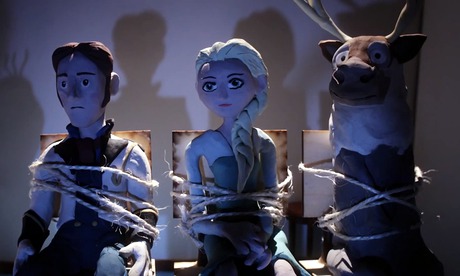 Frozen/The Thing mashup