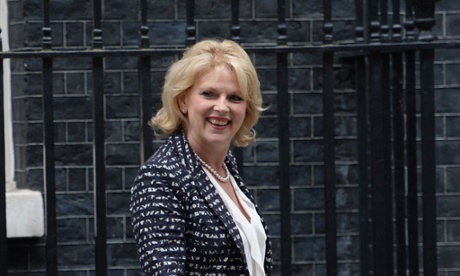 Anna Soubry leaving Downing Street