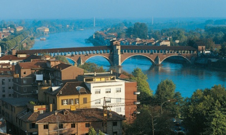 A pinch of salt … a view of the Ticino covered bridge, Pavia.