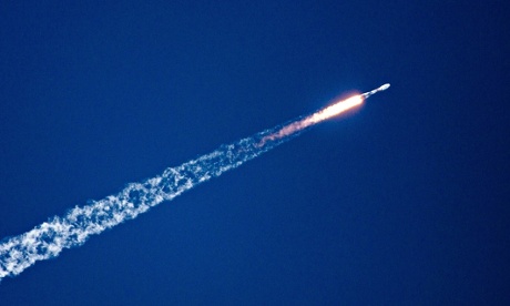 A Russian rocket takes off