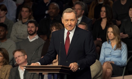 Kevin Spacey as Frank Underwood in House of Cards