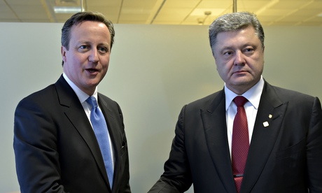 David Cameron, Petro Poroshenko