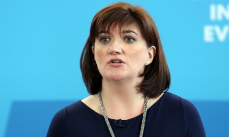 Nicky Morgan, the education secretary.